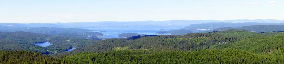 Panoramautsikt fra Stikkvannskollen