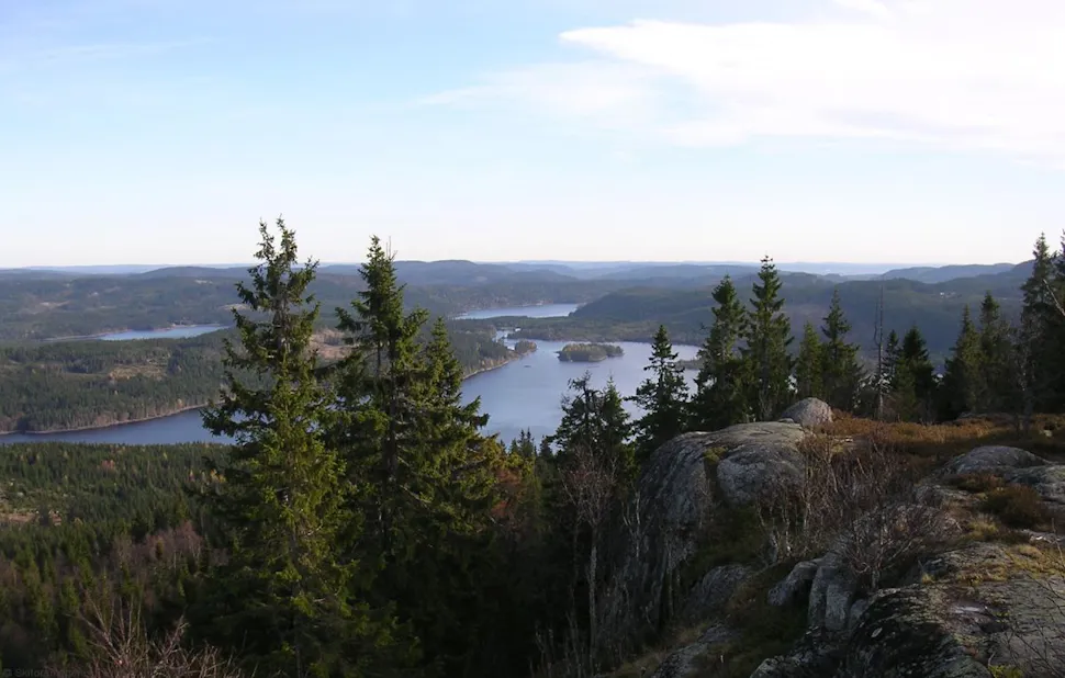 Utsikt fra Oslos høyeste og nordligste punkt