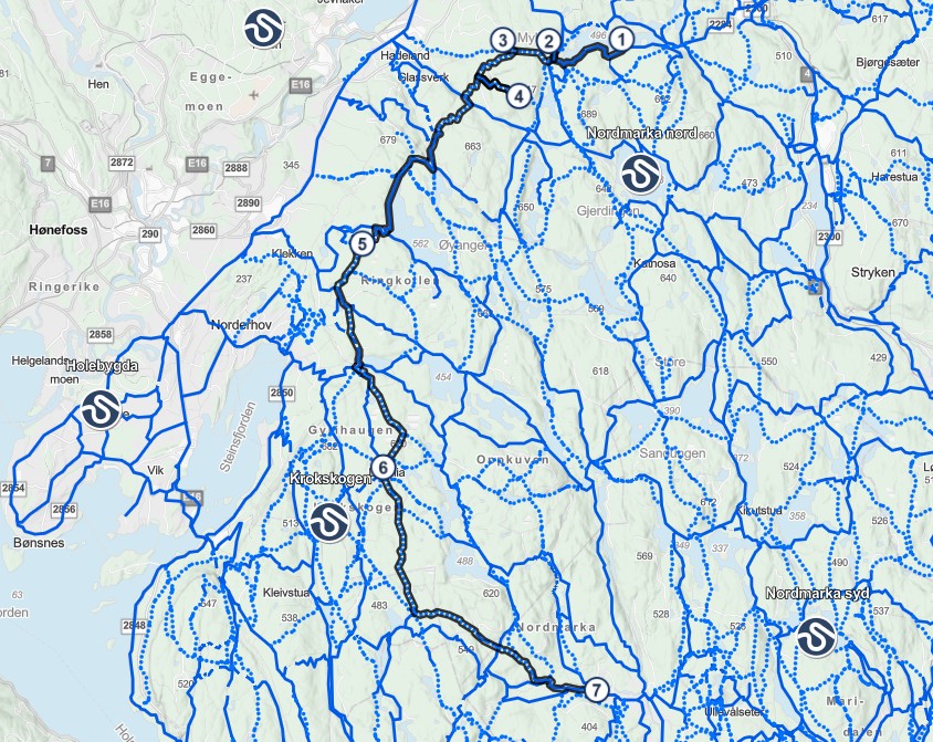 Image/map for the tour