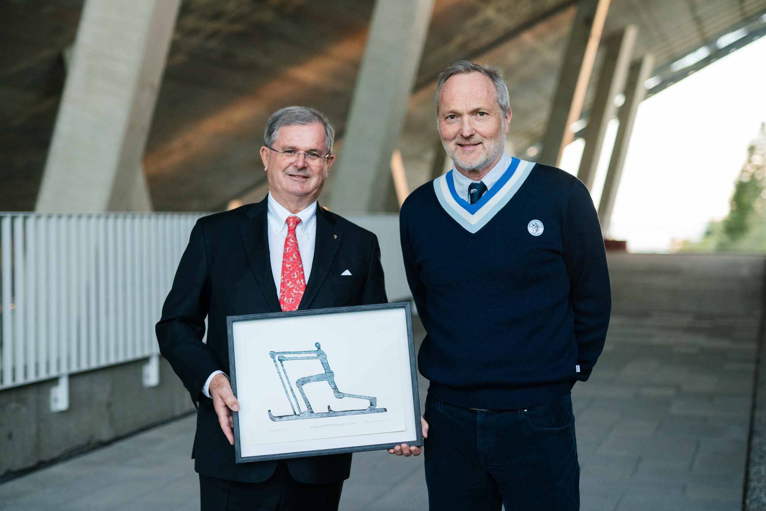 Carl Otto Løvenskiold og Håvard S. Abrahamsen.