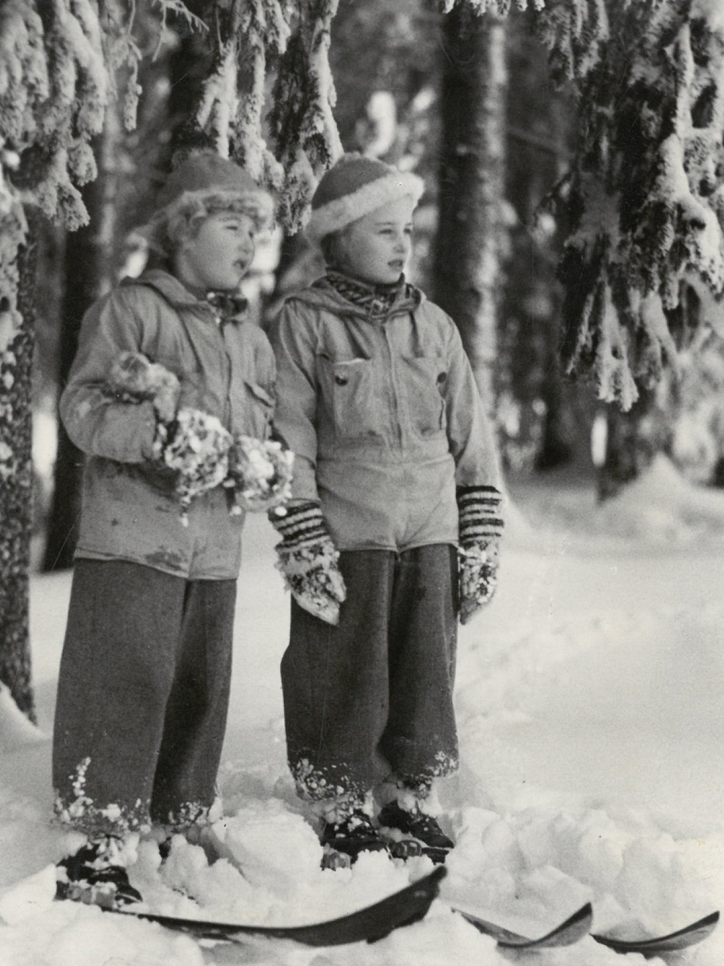 Prinsesser på ski. 