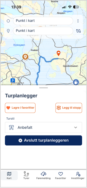 Startside for turplanlegger.