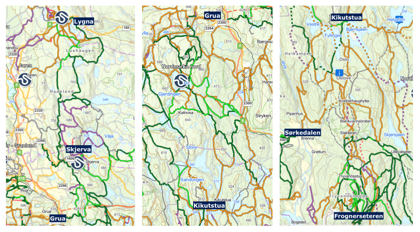 Bilde/kart for turen