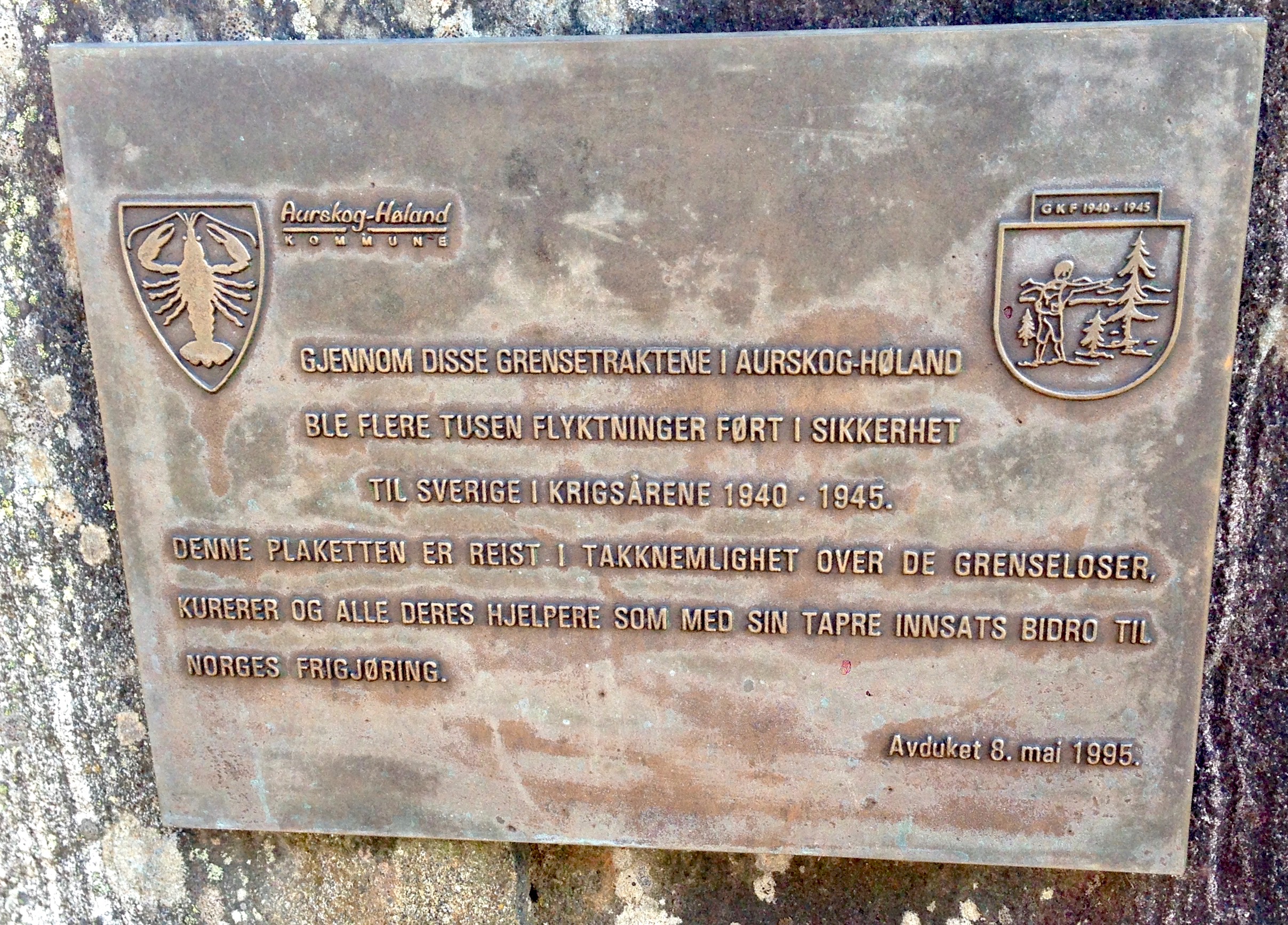 Plansje fra Flyktningeruta