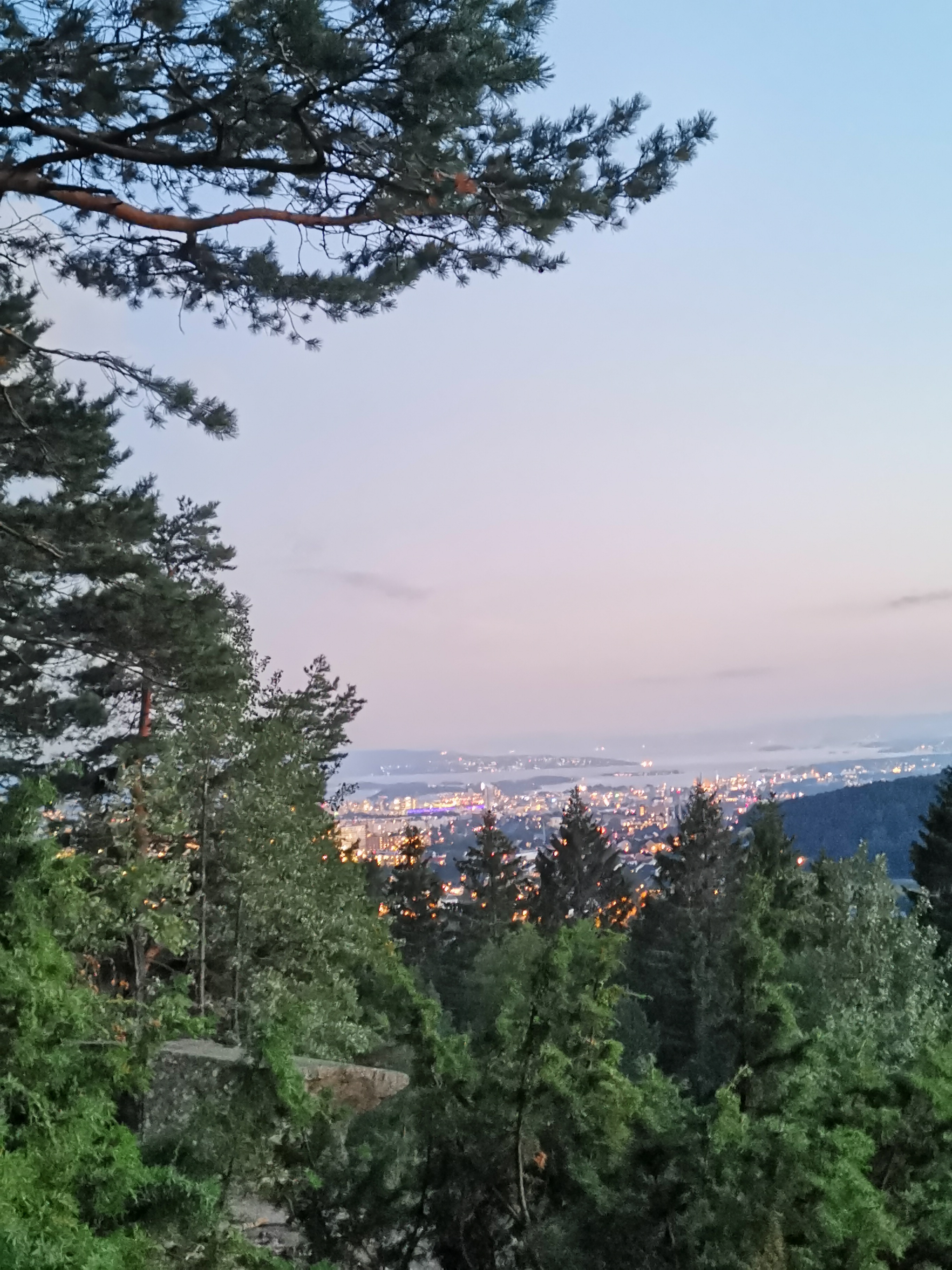 Skumring over Glassberget