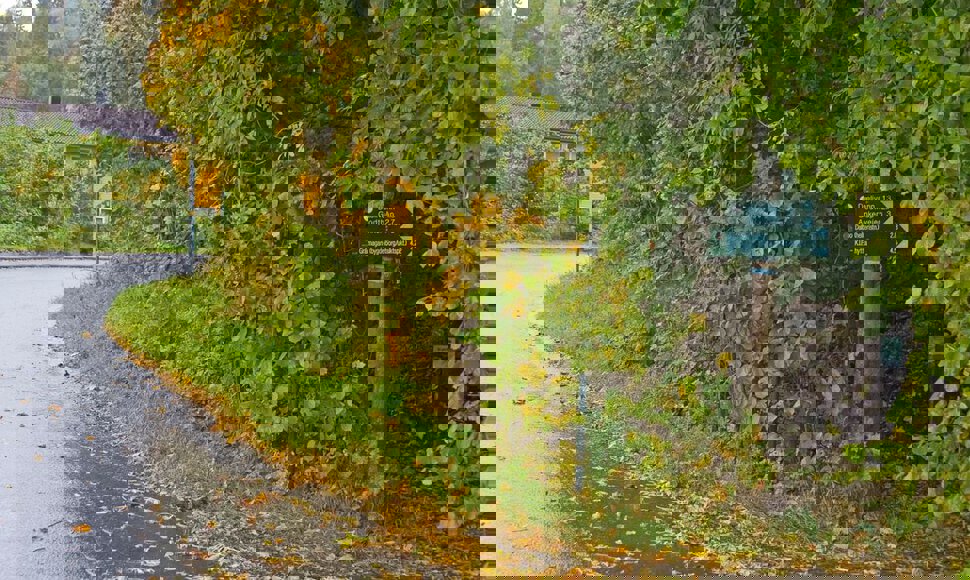 Regnfull høstdag ved Valler