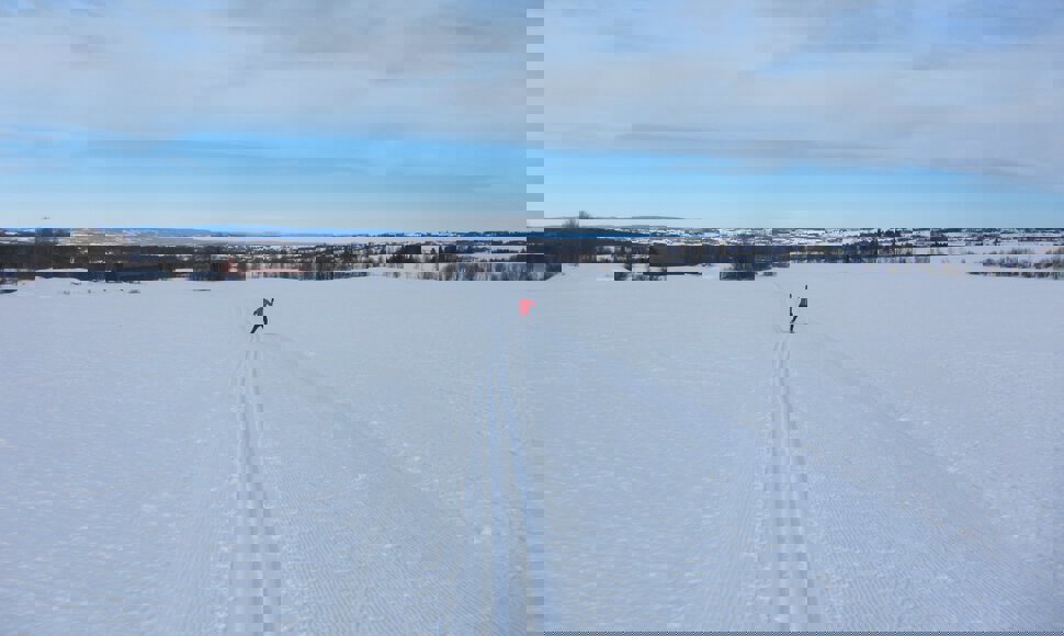 Nydelig skidag i Kolbu