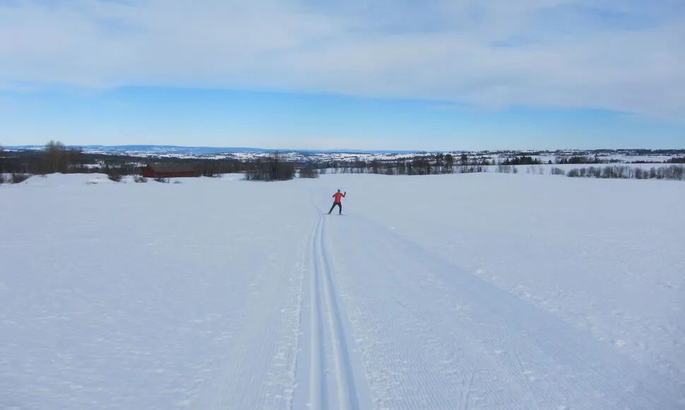 Nydelig skidag i Kolbu