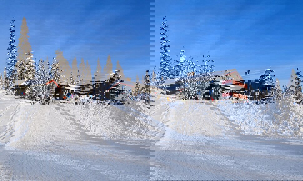 Bred nedkjøring fra Løvlia