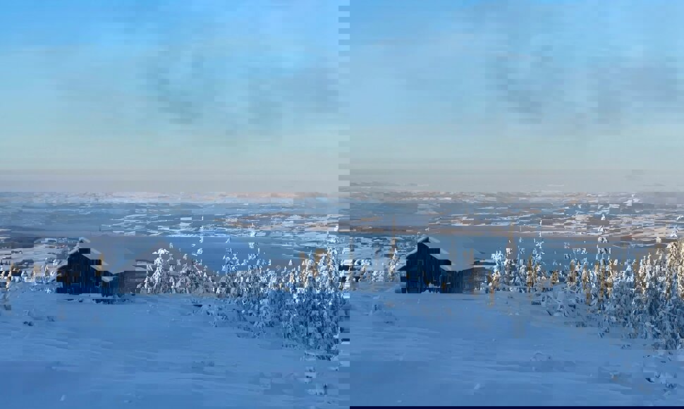 Oppegardsætra en flott vinterdag