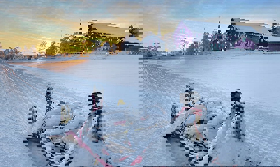 Løype ved Vestby kirke