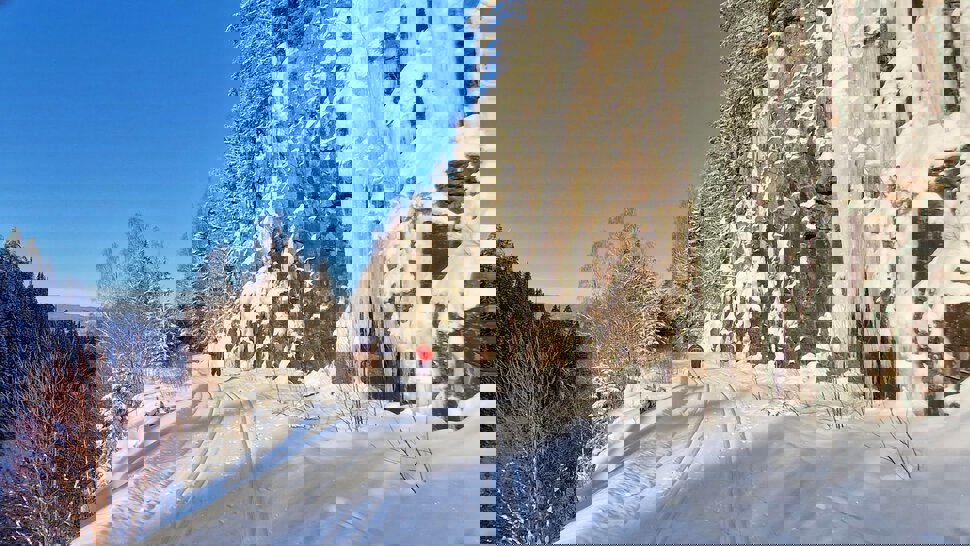 Sol og fint føre i Styggdalen