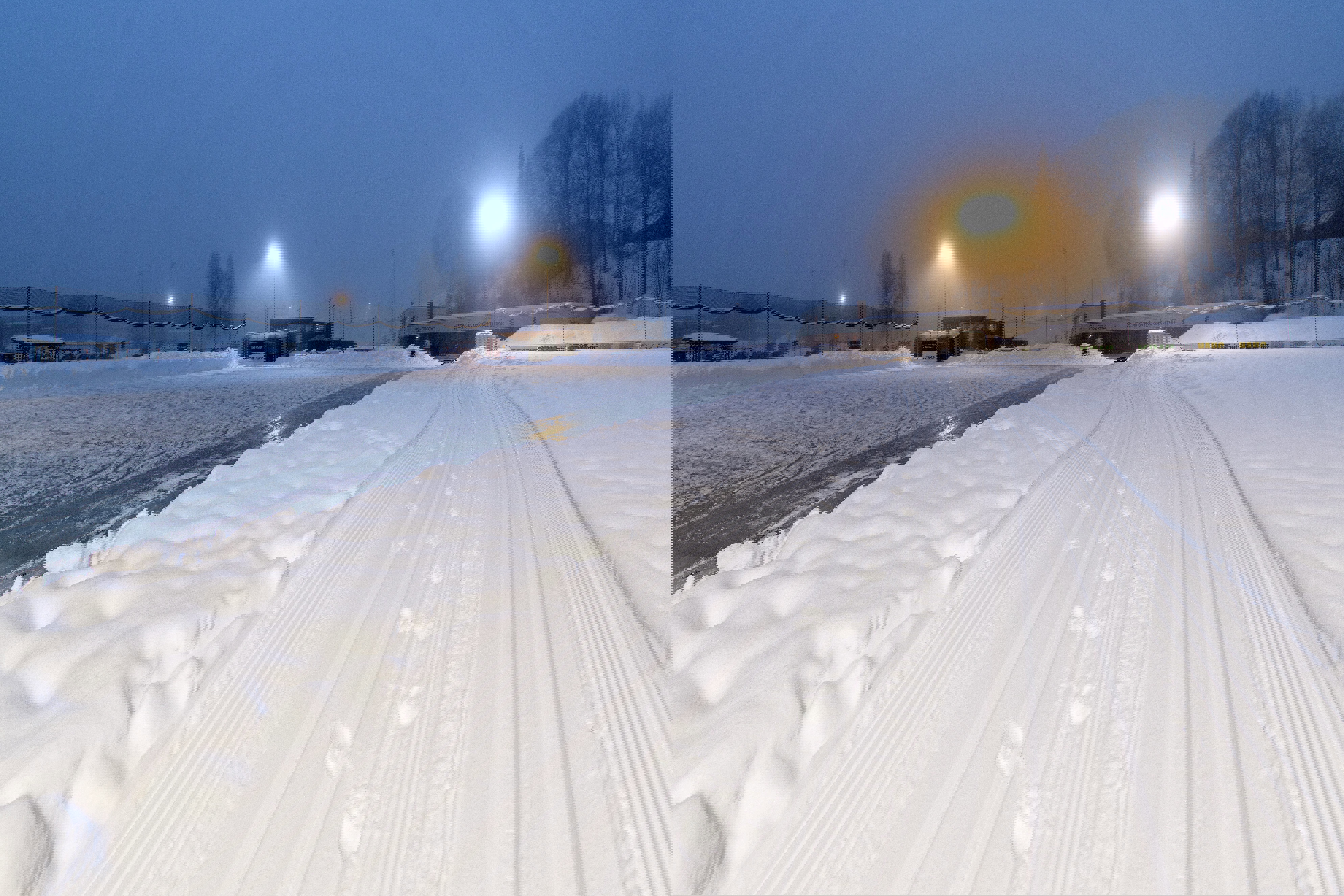 Opplyst søskenløype