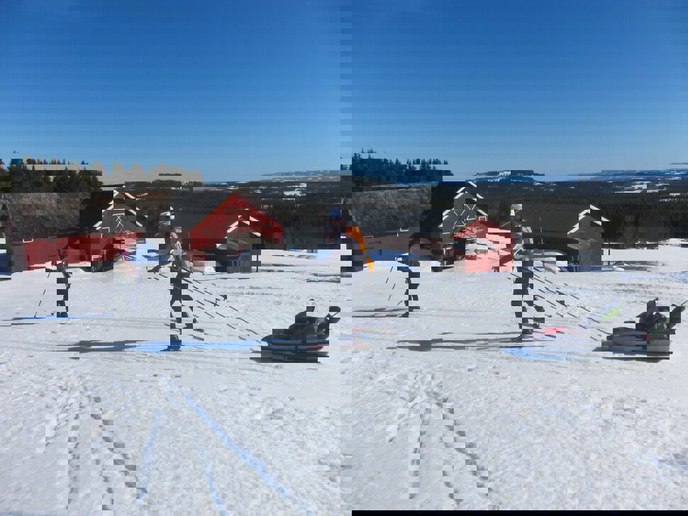 Solskinnstur ved Vesterås på Vardalsåsen