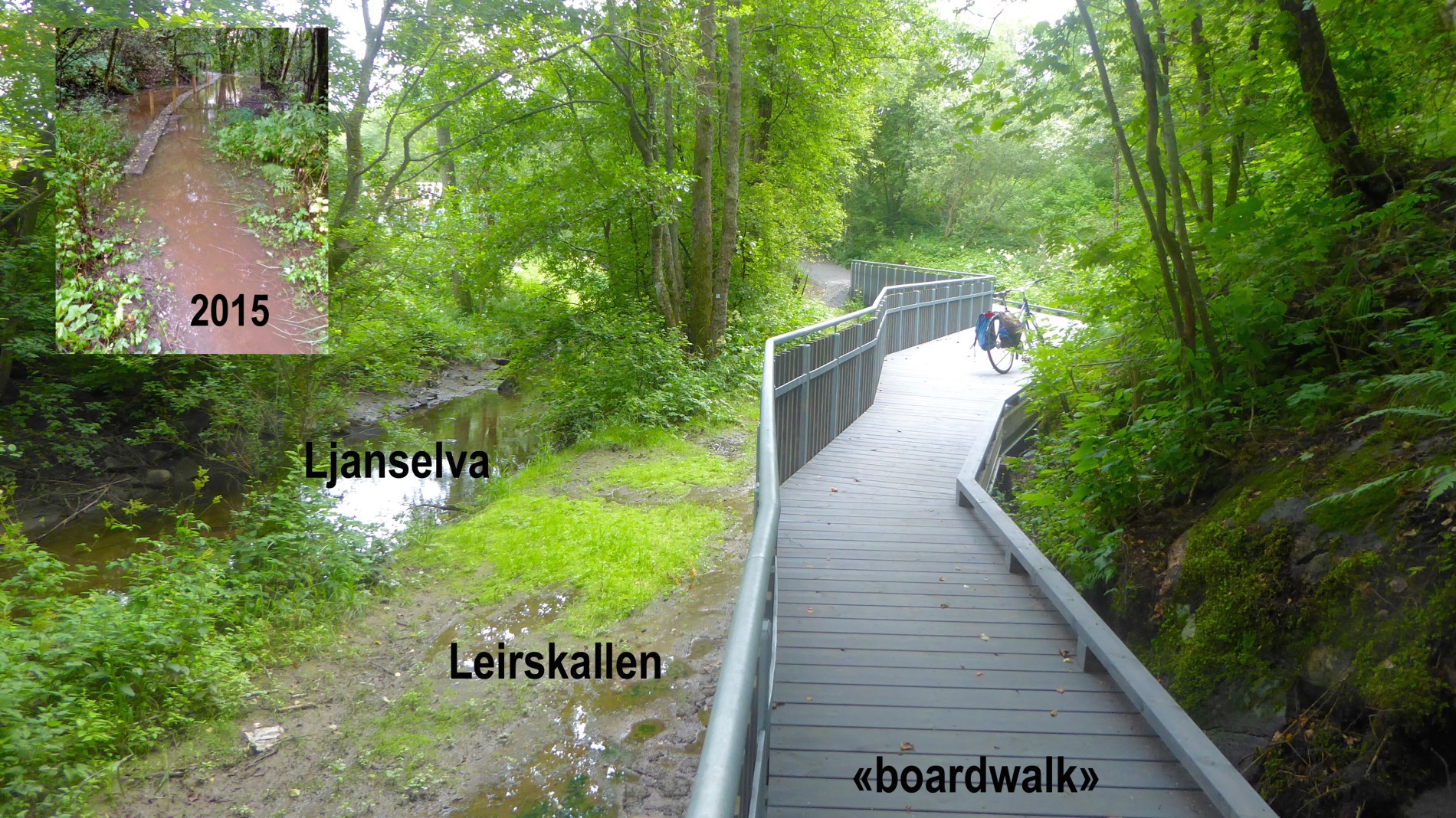 «Boardwalk» ved Leirskallen
