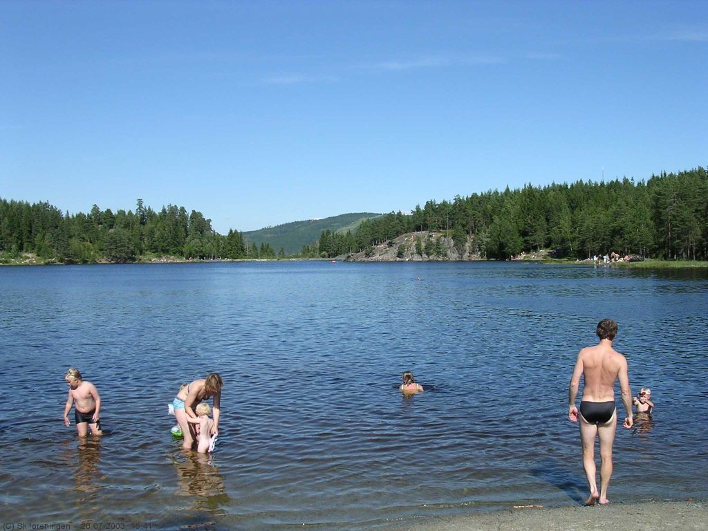 25 grader i skyggen, 22 grader i Østernvann