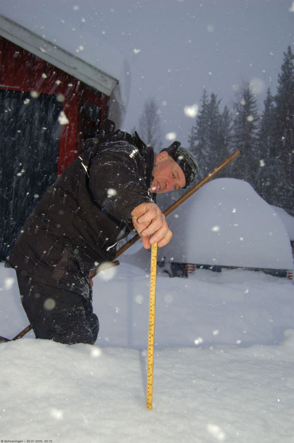 60 cm nysnø på Stryken i løpet av natta