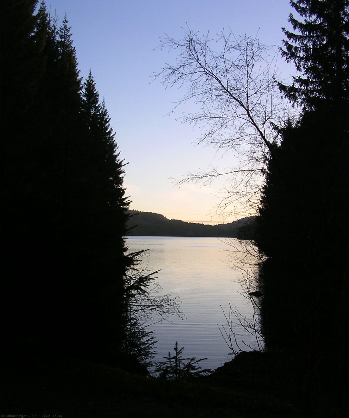 Aftenstemning helt nord i Store Sandungen
