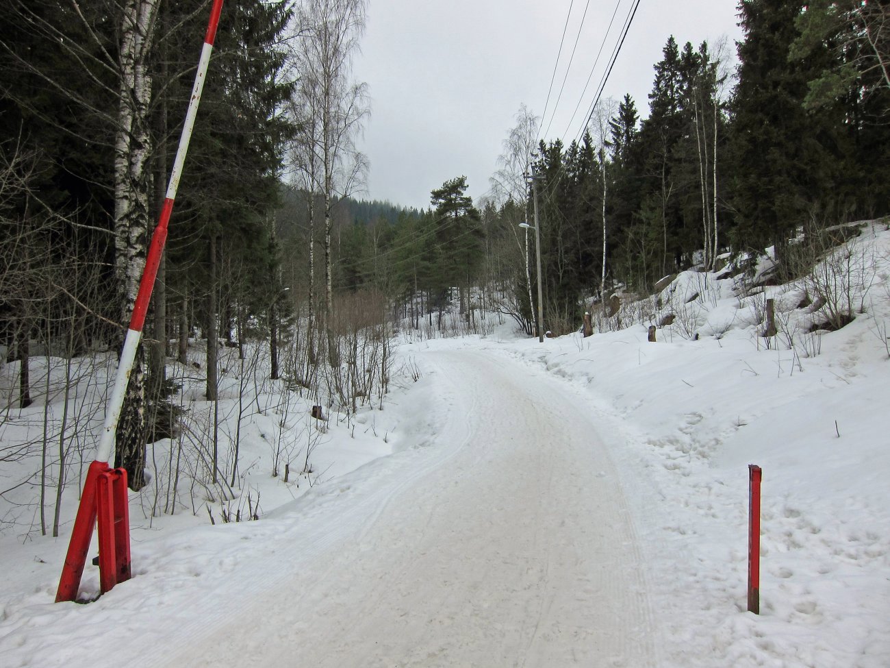 Åpen bom på Årvoll