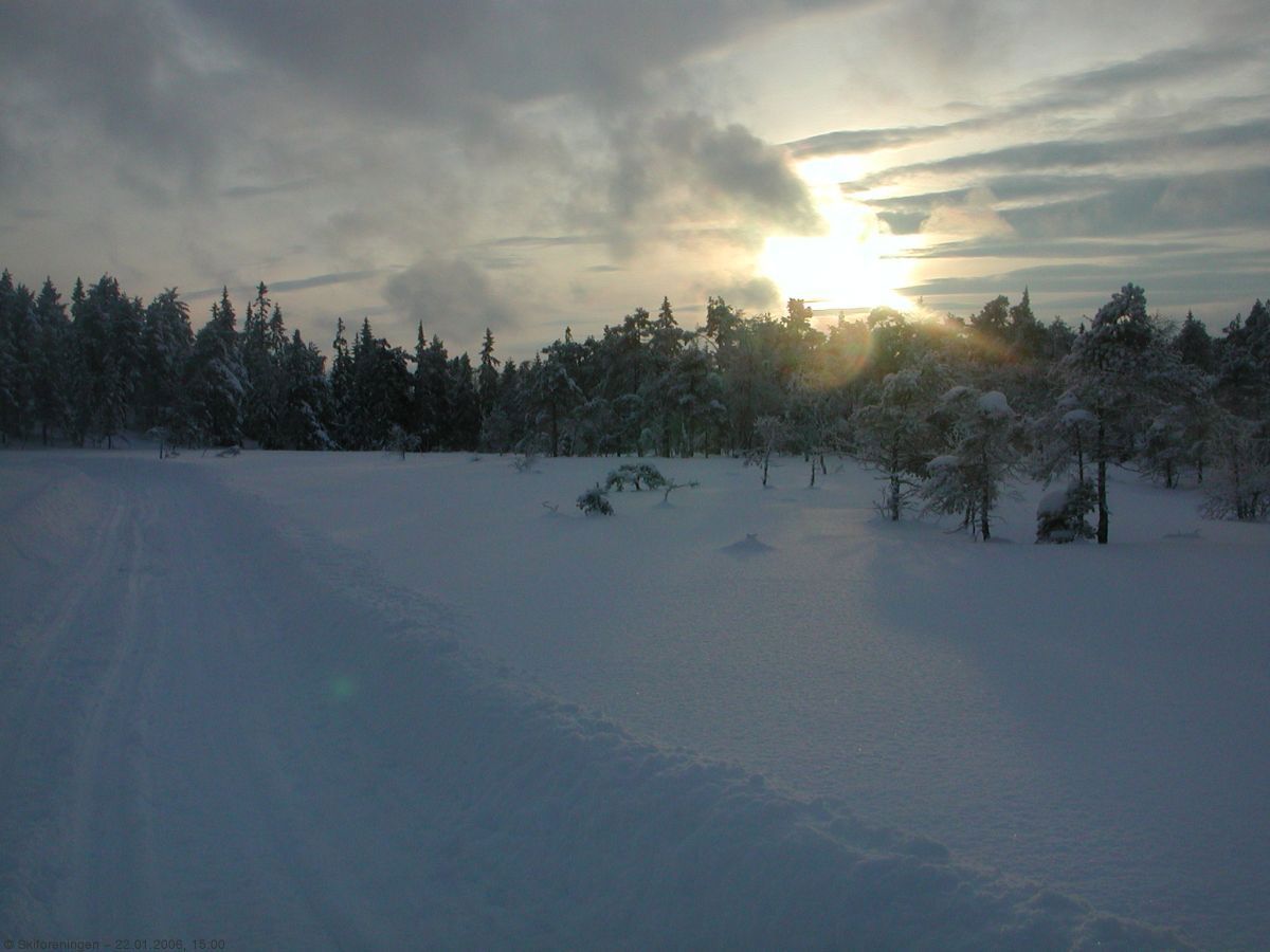 Åpne områder mot Herstadhei Turisthytte