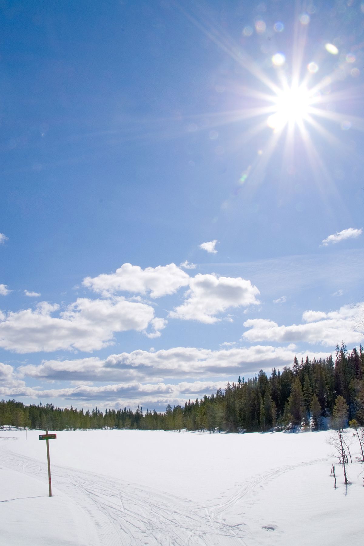 Aprilsol over Stormyra