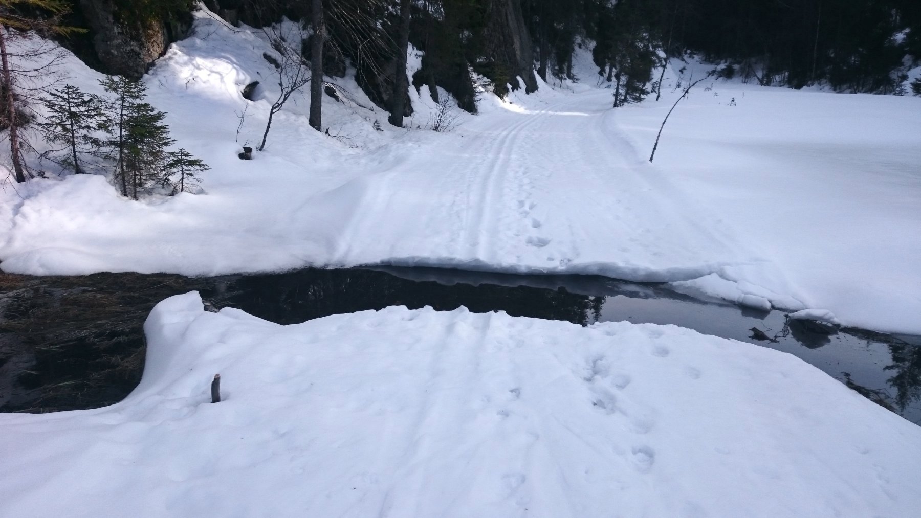 Ausene: Her tok løypa slutt