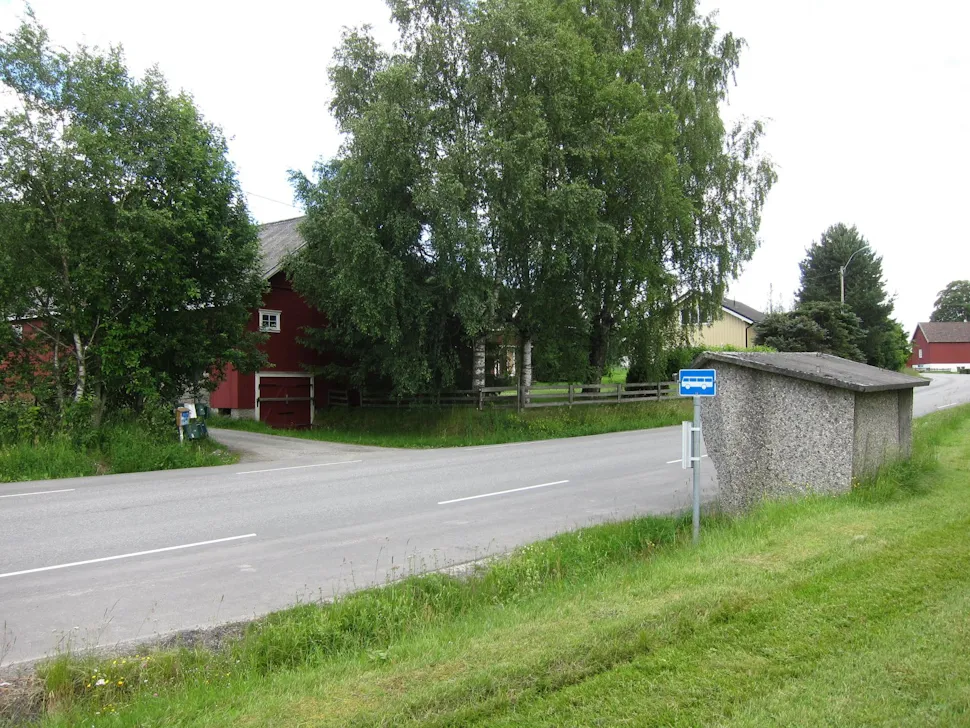 Avkjøring fra Habberstad til Hestdalen