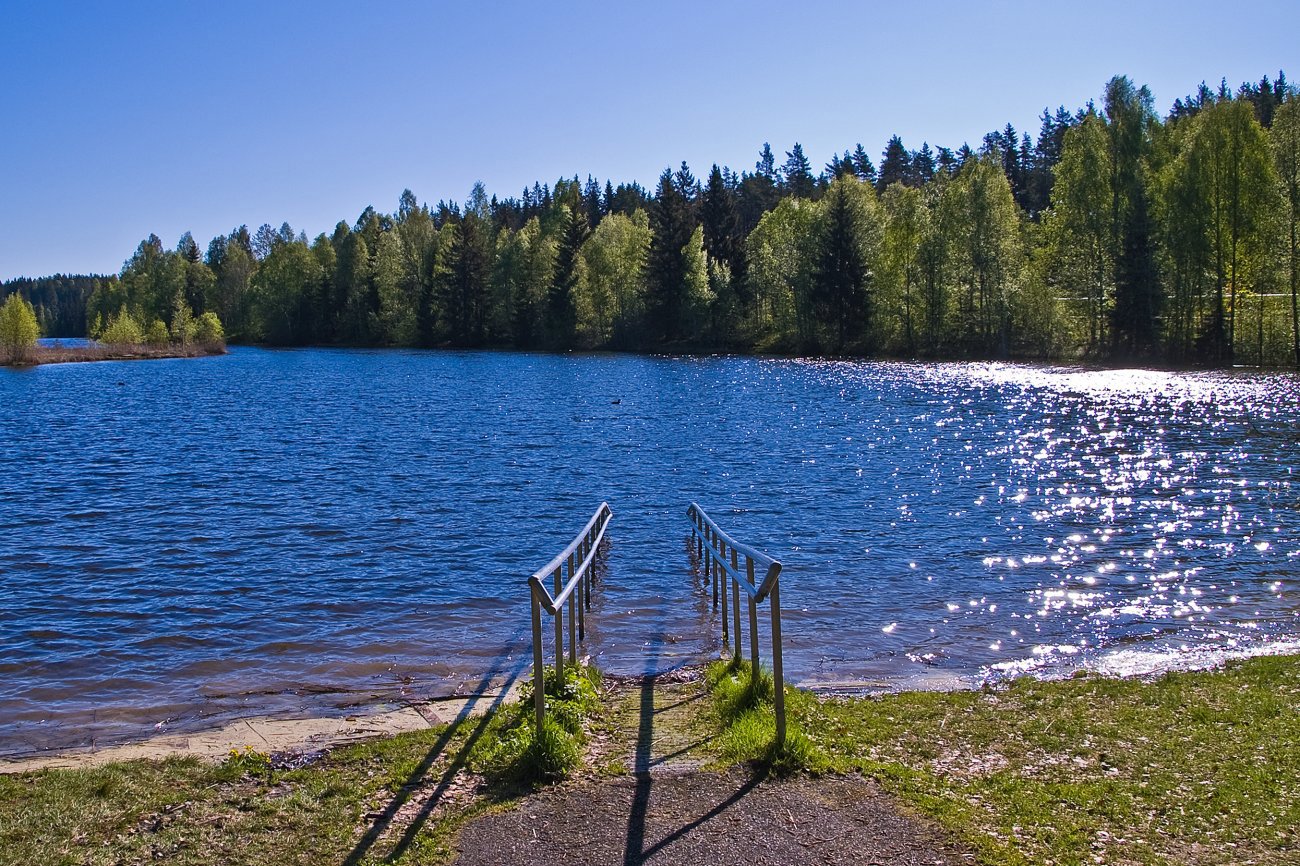 Badeklart ved Damtjern i Kjekstadmarka