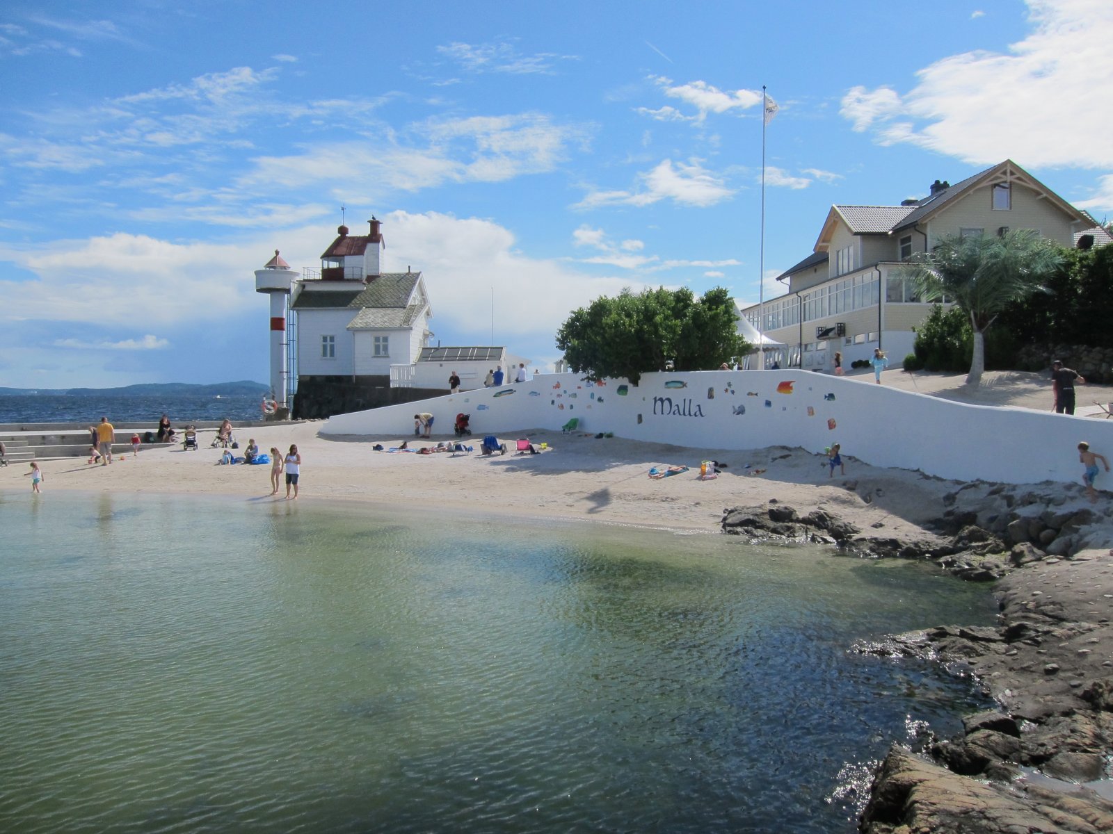 Badeliv ved Villa Malla