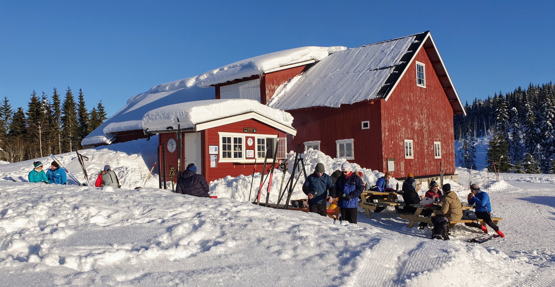Bålkos på Trantjern gård