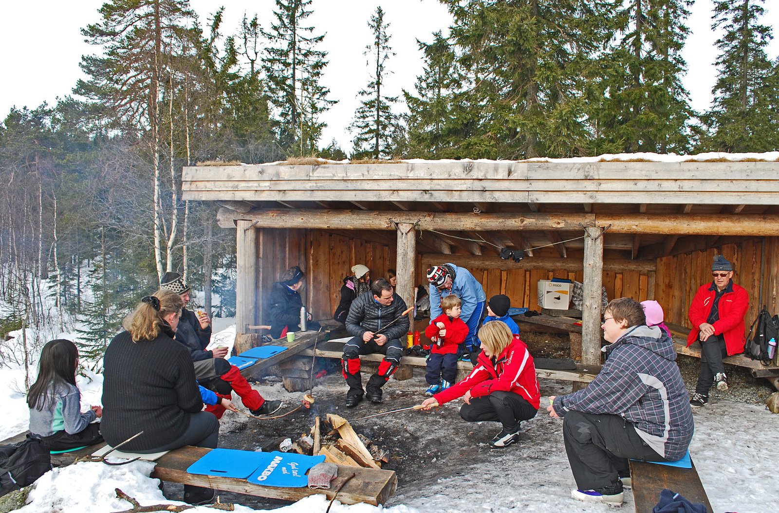 Bålkos ved Vingerdalstua