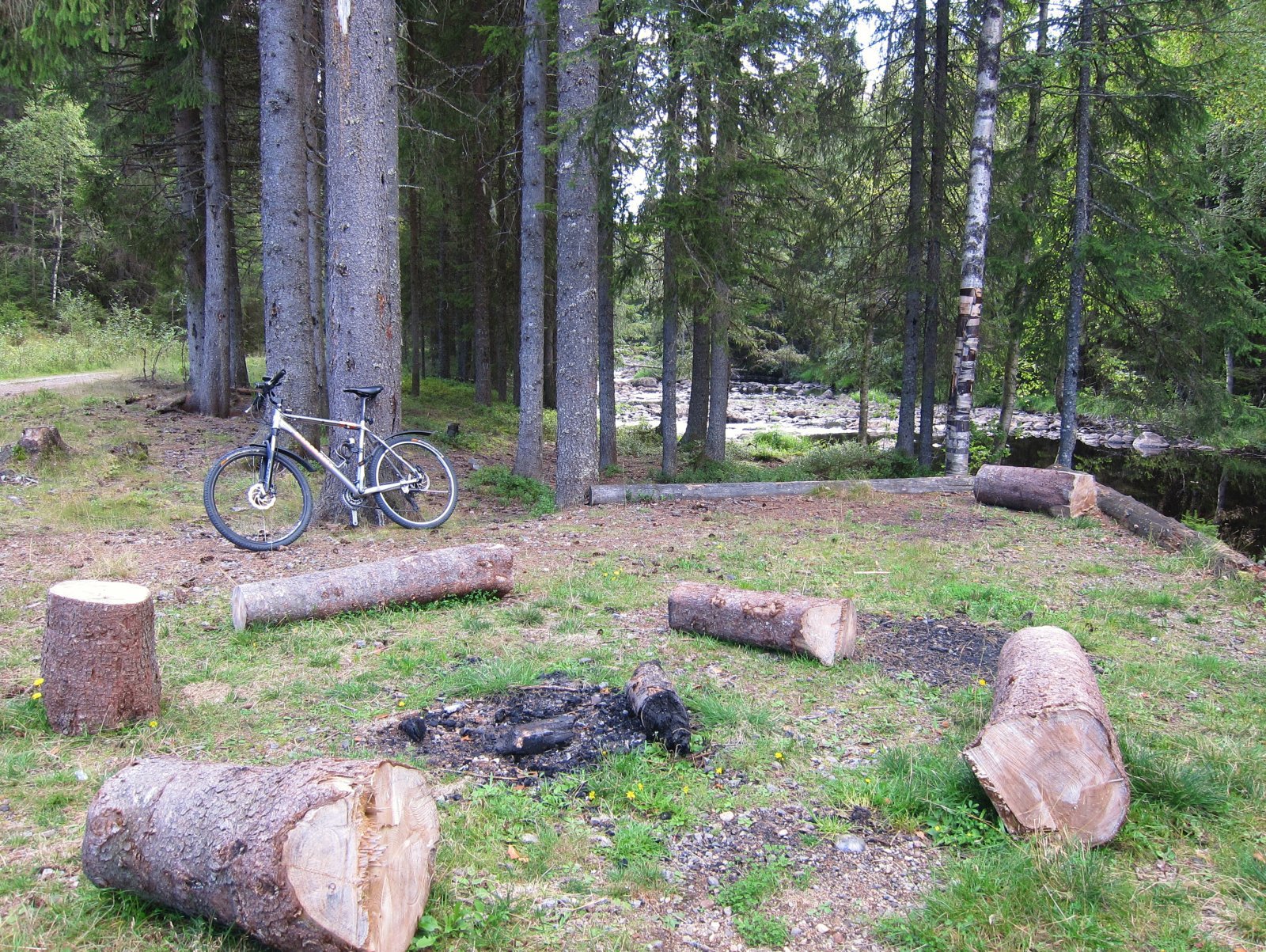 Bålplass ved Kampåa