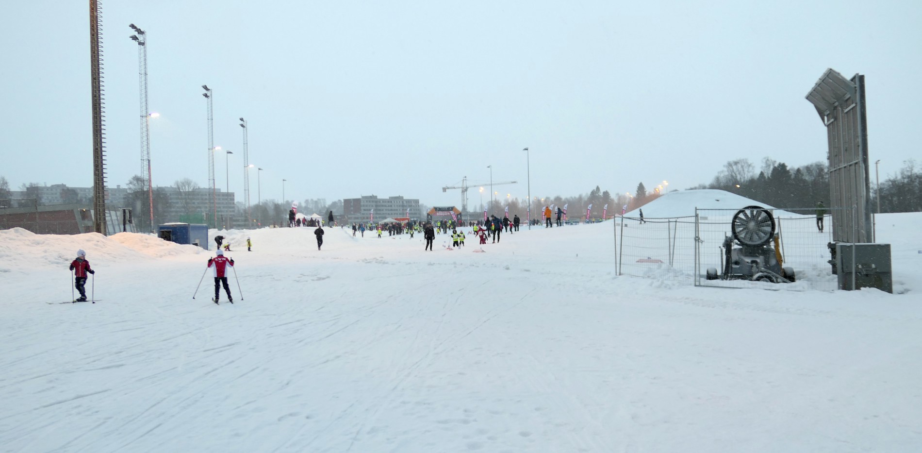 Barneskirenn i Sognsvann snøpark