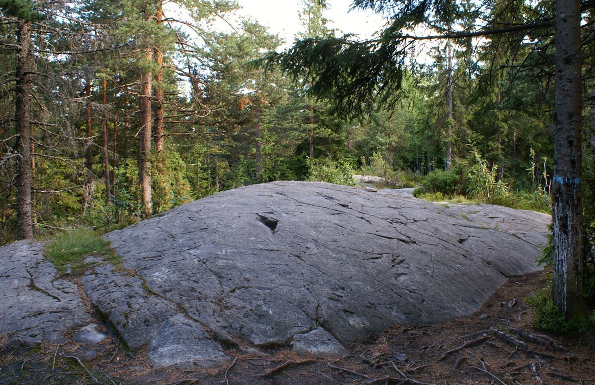 Berget med signaturer siden 1700-tallet