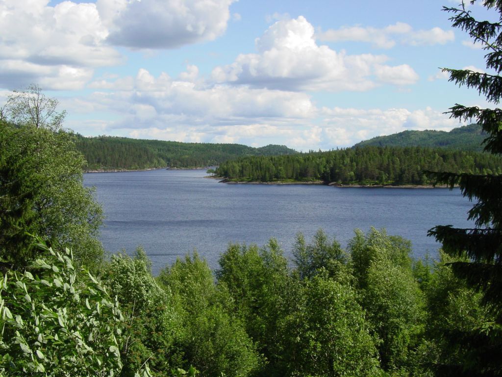 Bjørnsjøen - sett fra verandaen på Kikut