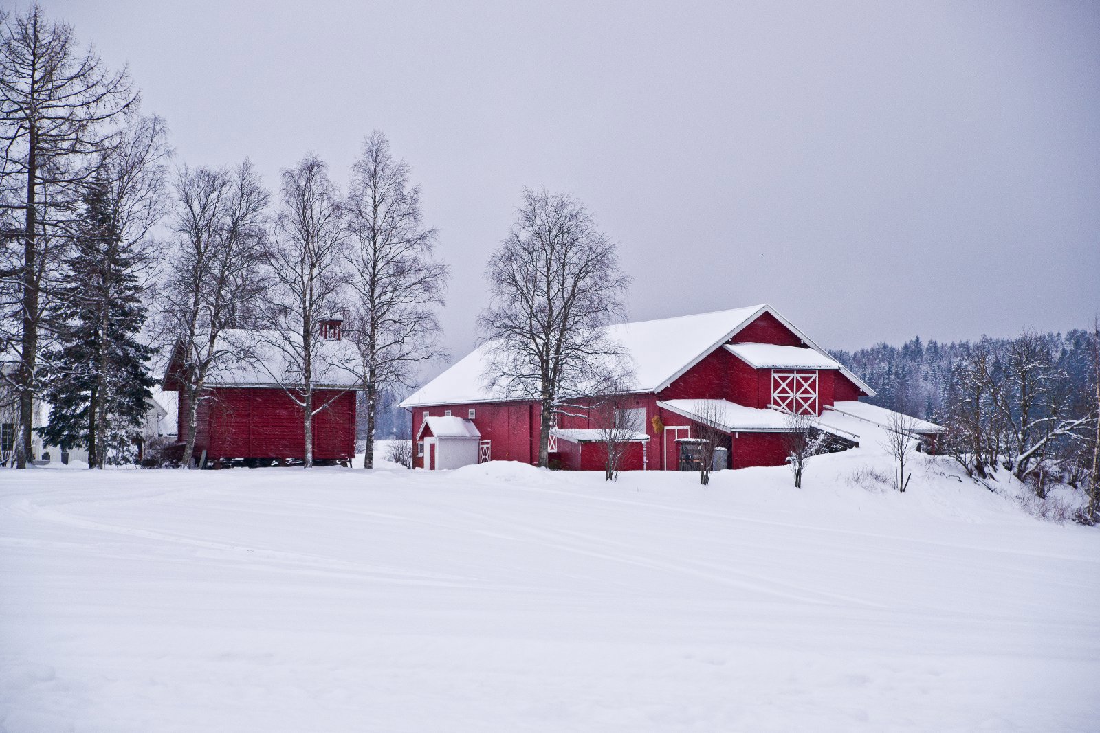 Blåtimen nærmer seg ved Eikeberg