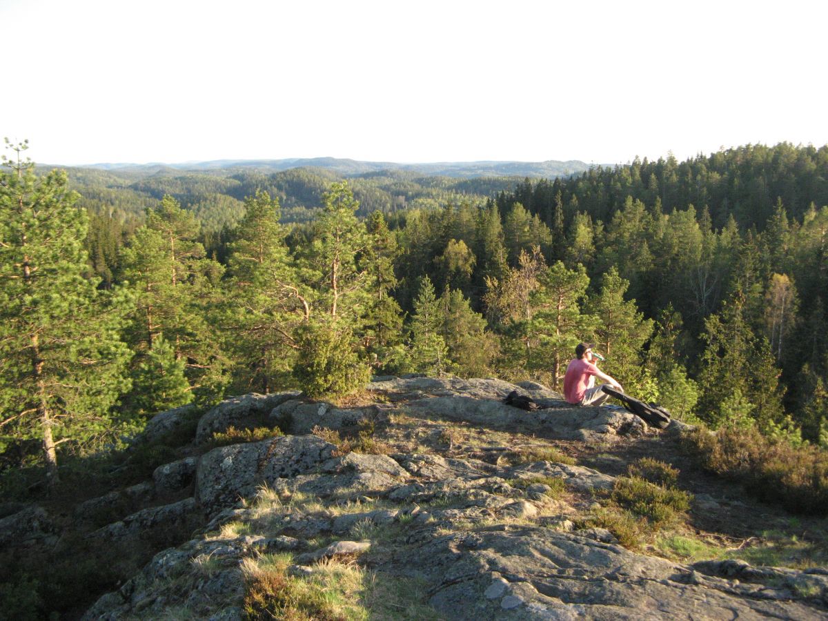 Bølgende utsyn fra Ramstadslottet