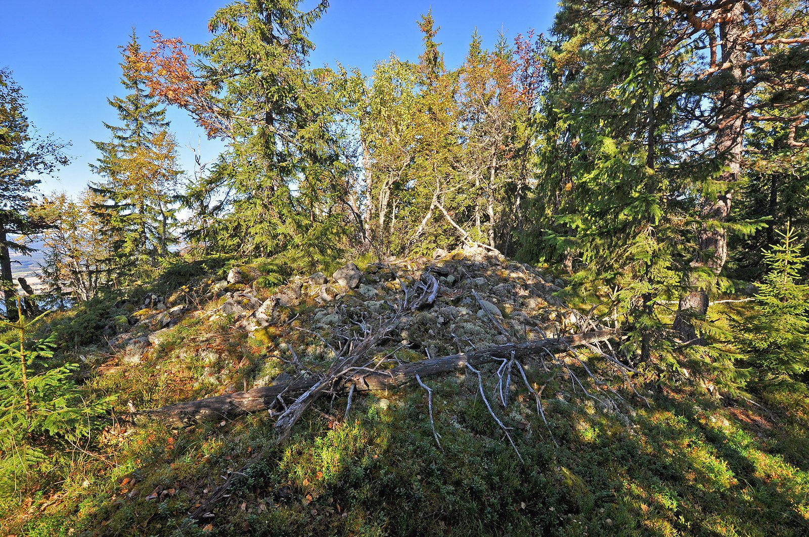 Bronsealdergravrøysa ved Krokskogstupet