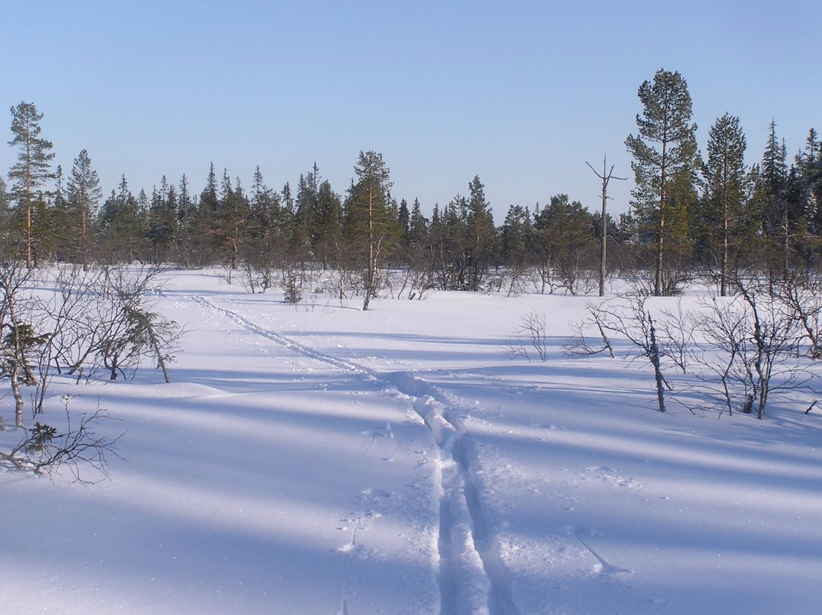 Brøyting på Lauvhøgda påskeaften
