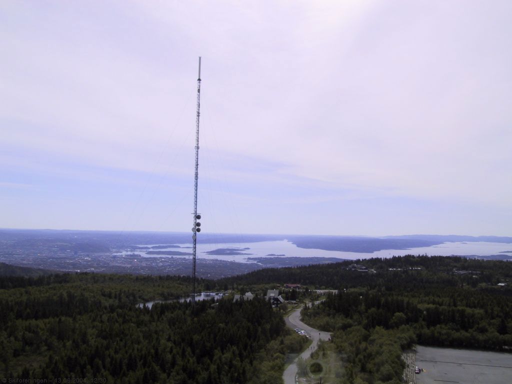 Byen og fjorden fra tårnet