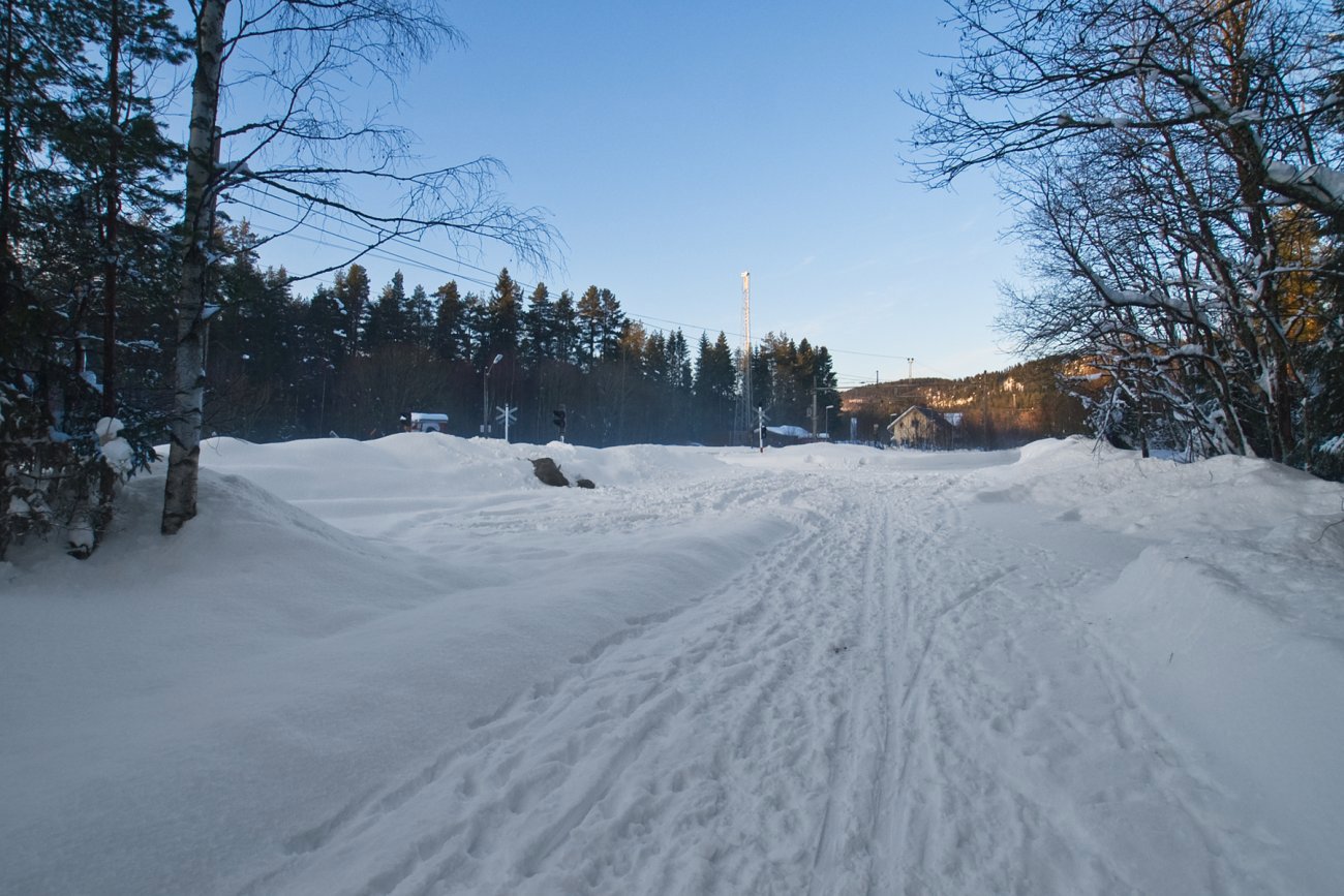 Dagen ebber ut ved Sandermosen