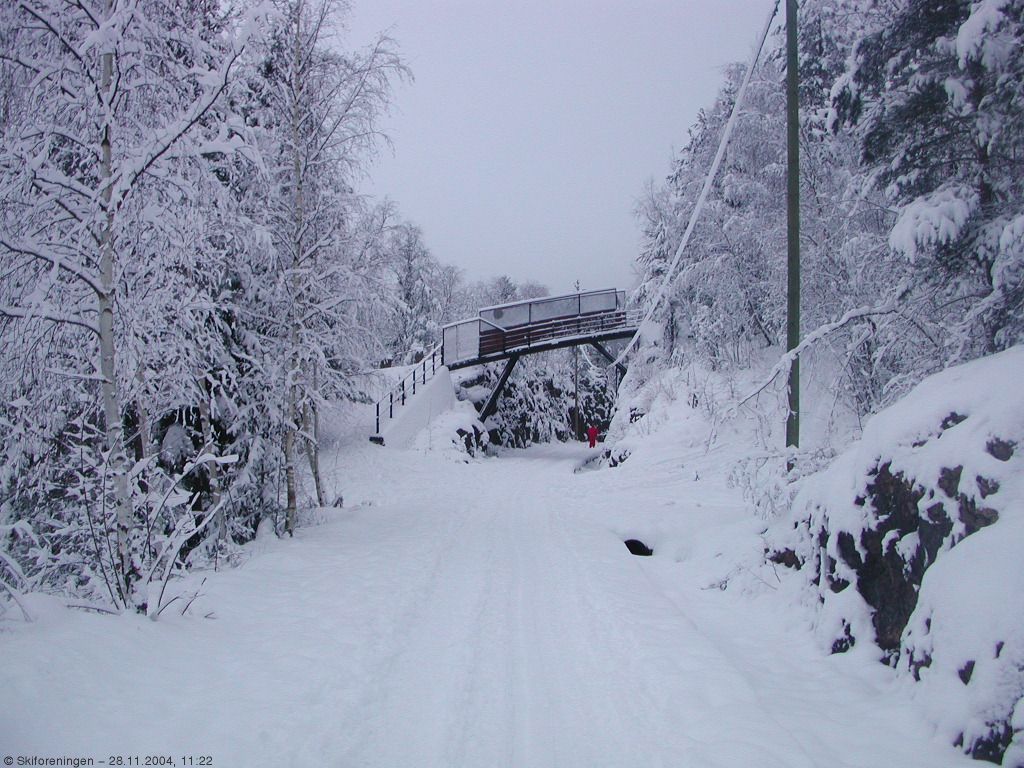 De gamle jernbanebroene står fortsatt