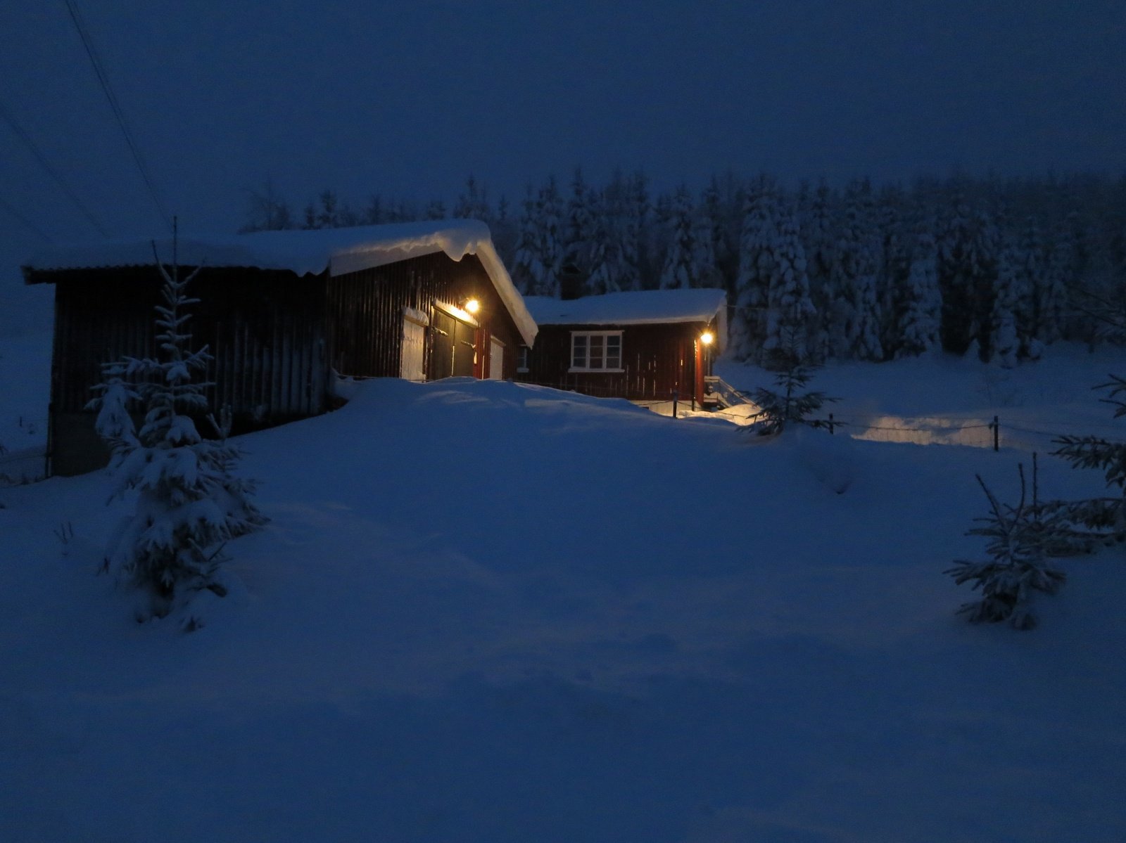 Den lille plassen øverst i Lushattdalen