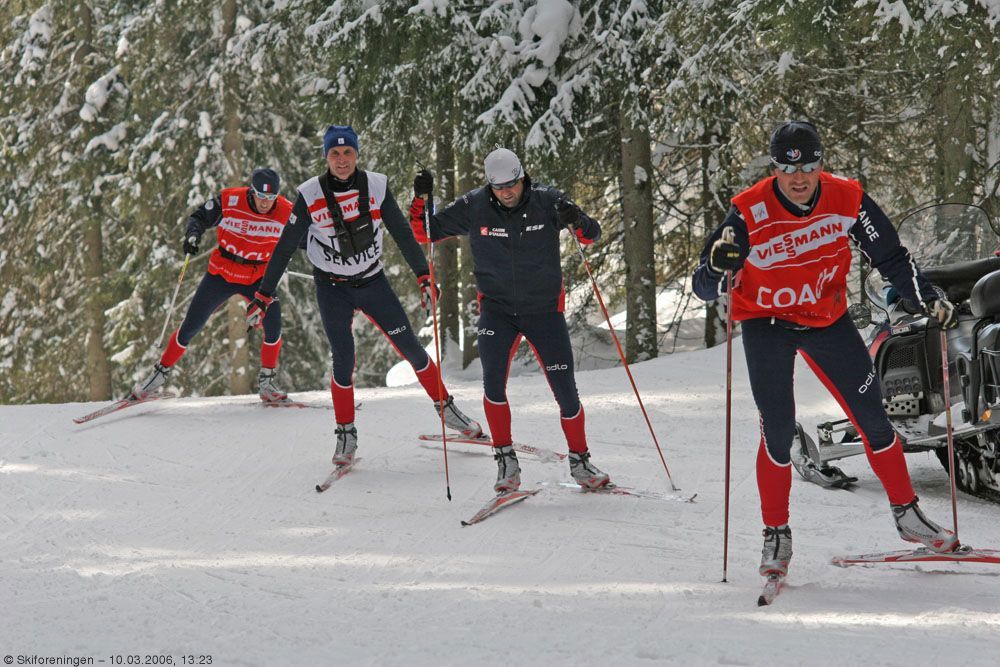 Det franske serviceteamet forbereder lørdagens fem-mil!