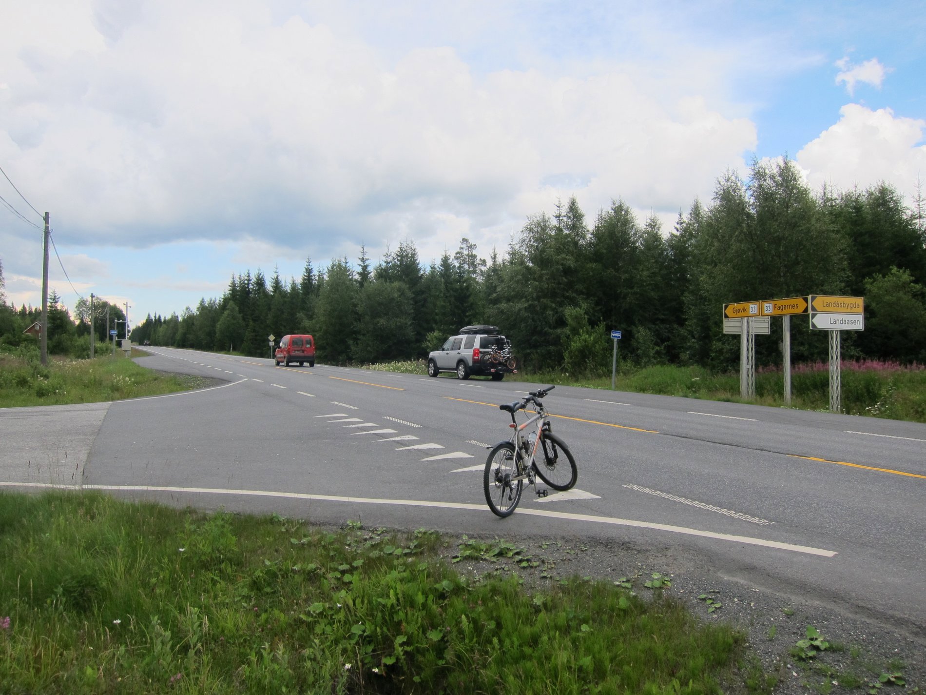 En bit av Fagernesvegen