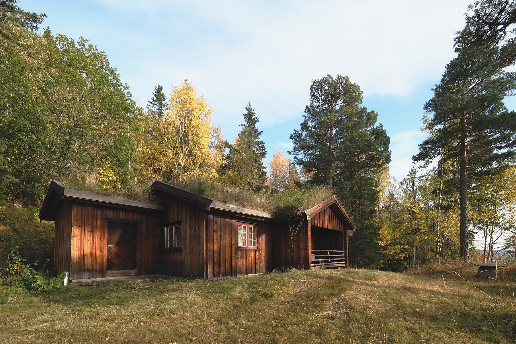 En «usynlig» hytte langs Nesseterveien