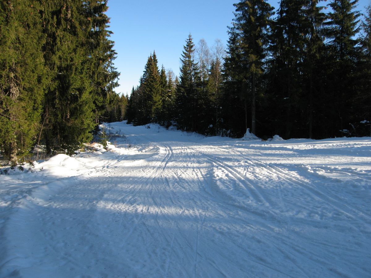 Enden av veien opp Merradalen