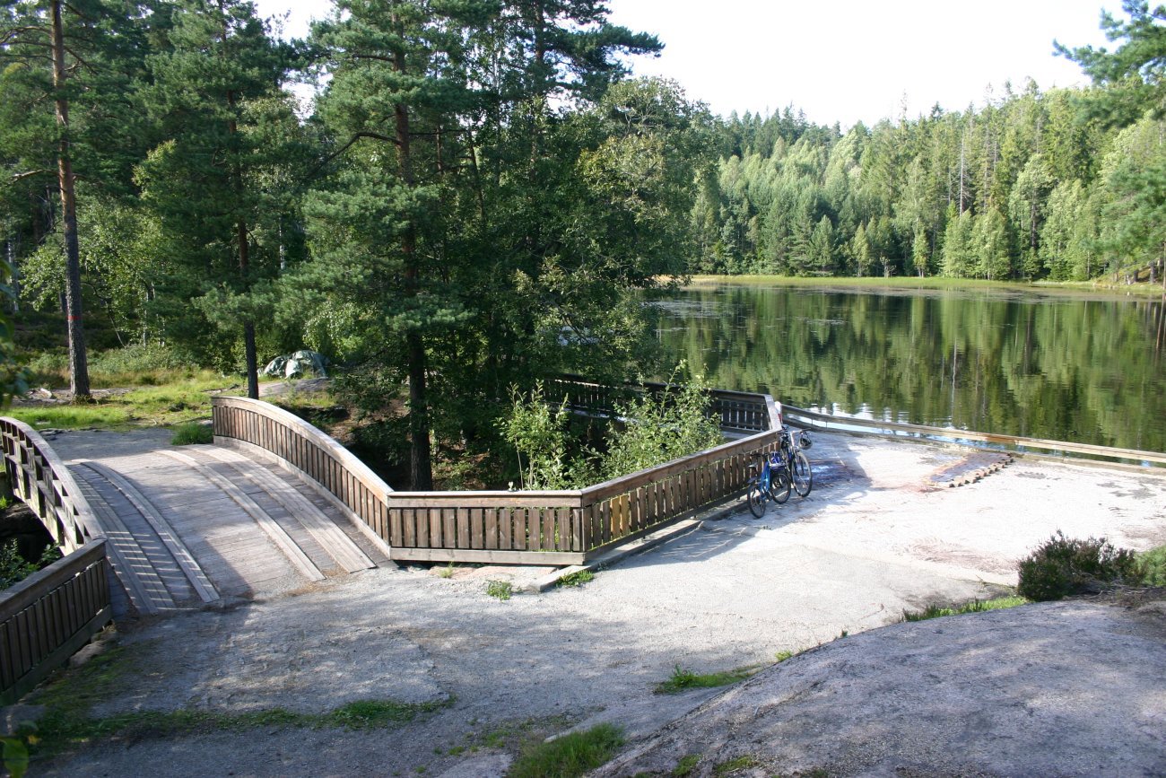 Enkel passering ved Vesledammen