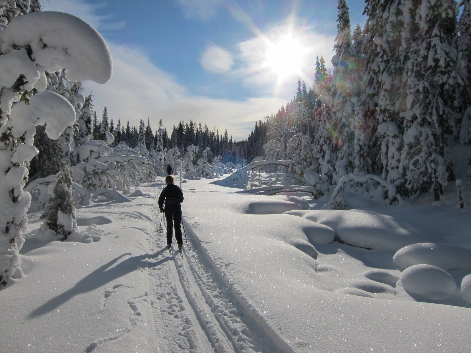 Et eventyrlandskap i Nordmarka
