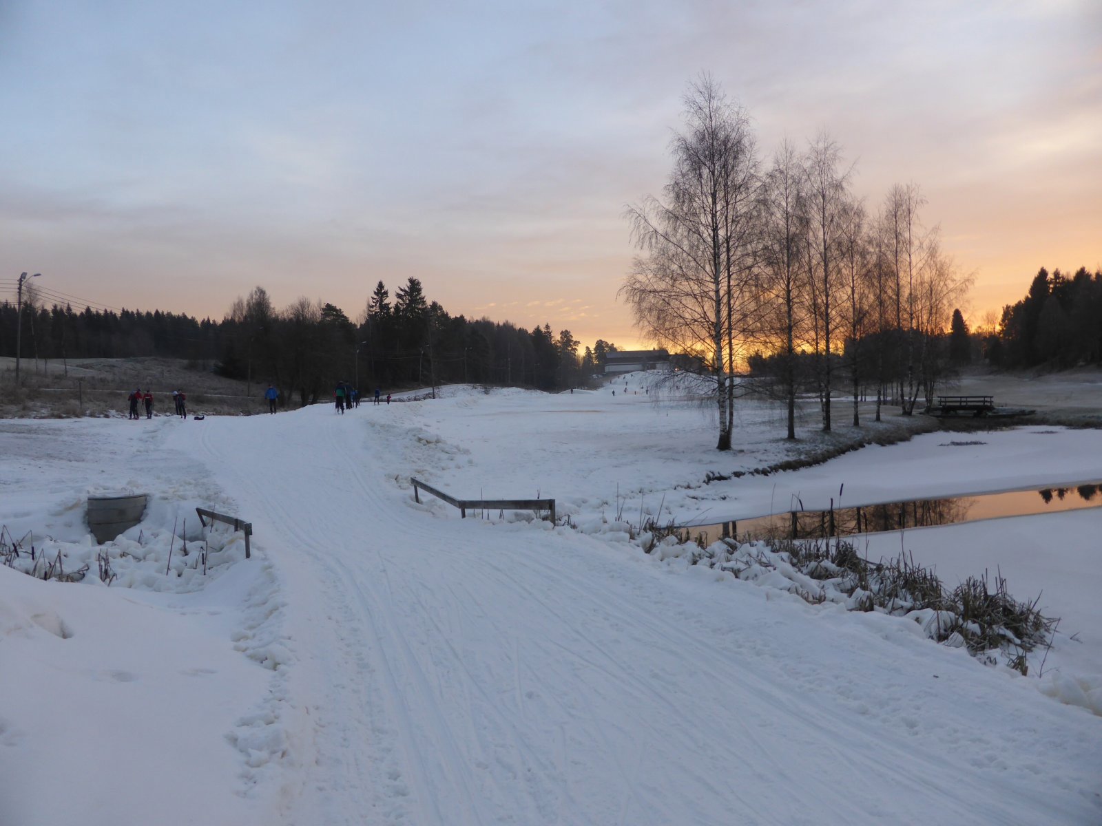 Ettermiddagsstemning på golfbanen